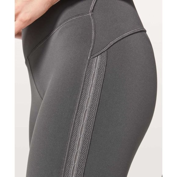 LULULEMON 12 Wunder Under Hi-Rise 7/8 Tight (Awaken) 25" Dark Shadow - Picture 4 of 12